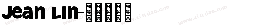 Jean lin字体转换